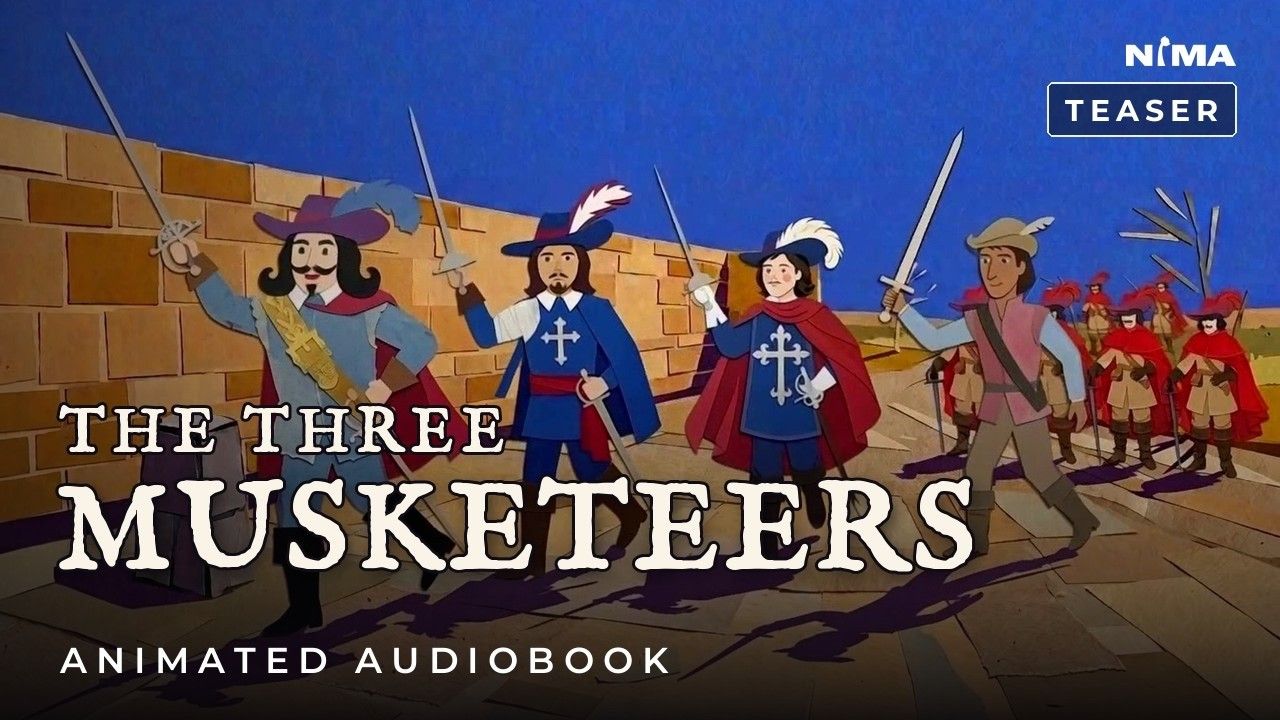 The Three Musketeers: All for One, an animated book trailer