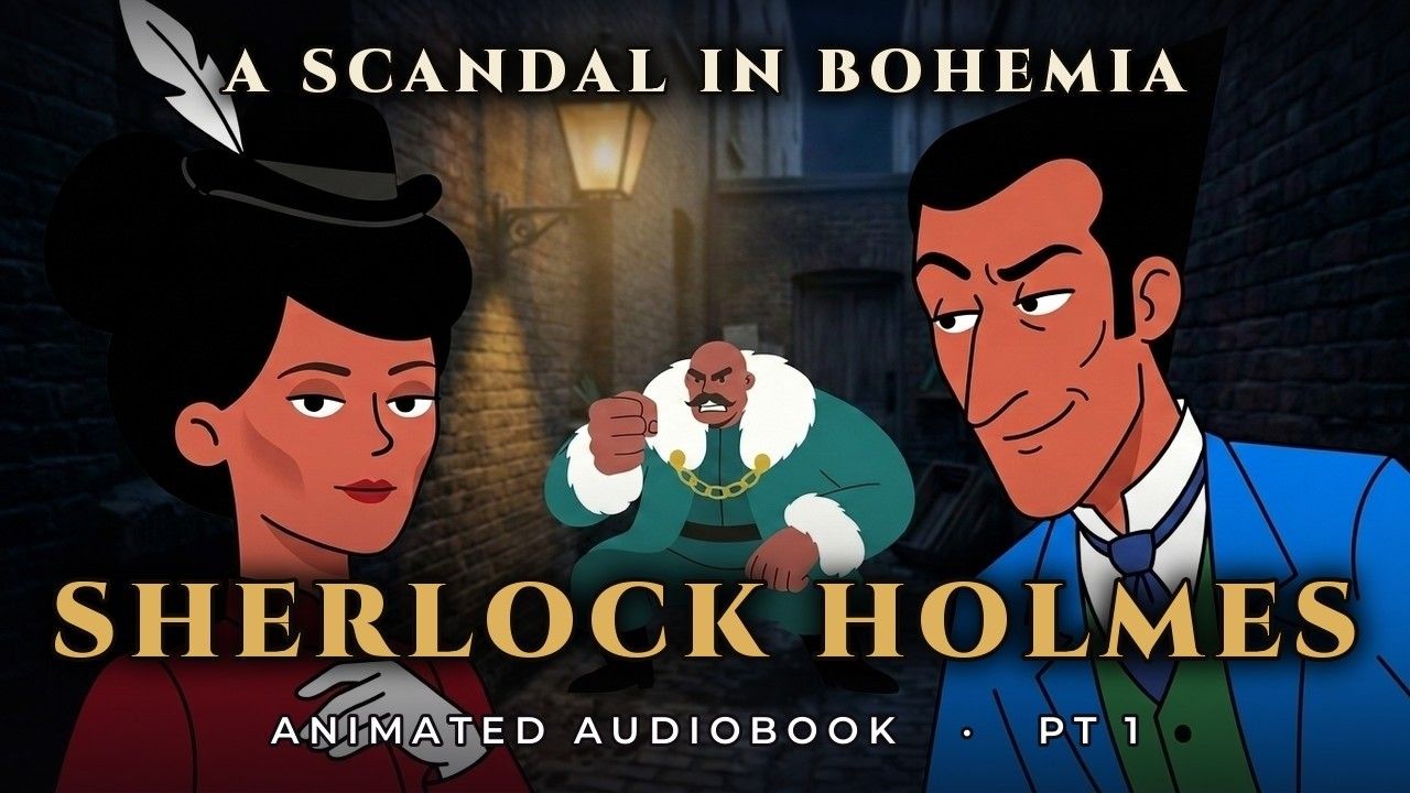 Sherlock Holmes: A Scandal in Bohemia, Part 1, an animated audiobook