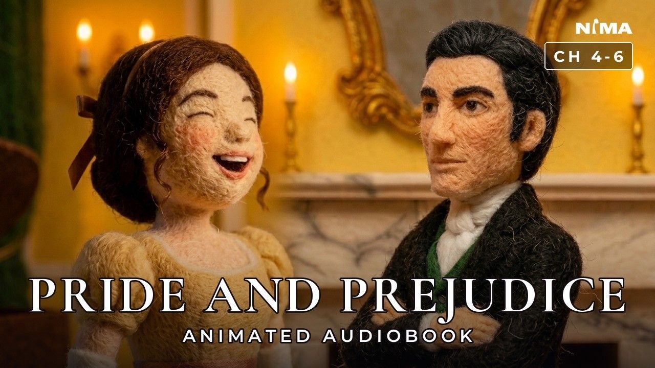Pride and Prejudice, Episode 3: A Pair of Fine Eyes, chapters 4 to 6, an animated audiobook