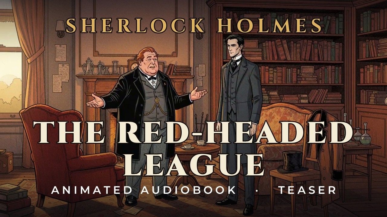 Sherlock Holmes: The Red-Headed League in comic book ink
