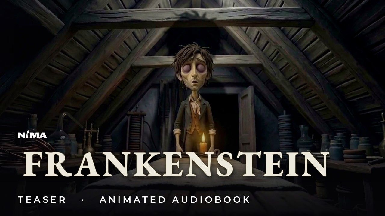 Frankenstein: The Creature Wakes, an animated book teaser