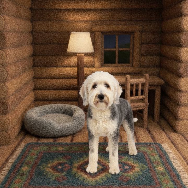 Felted wool