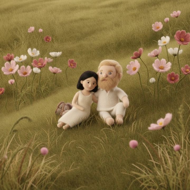 Felted wool